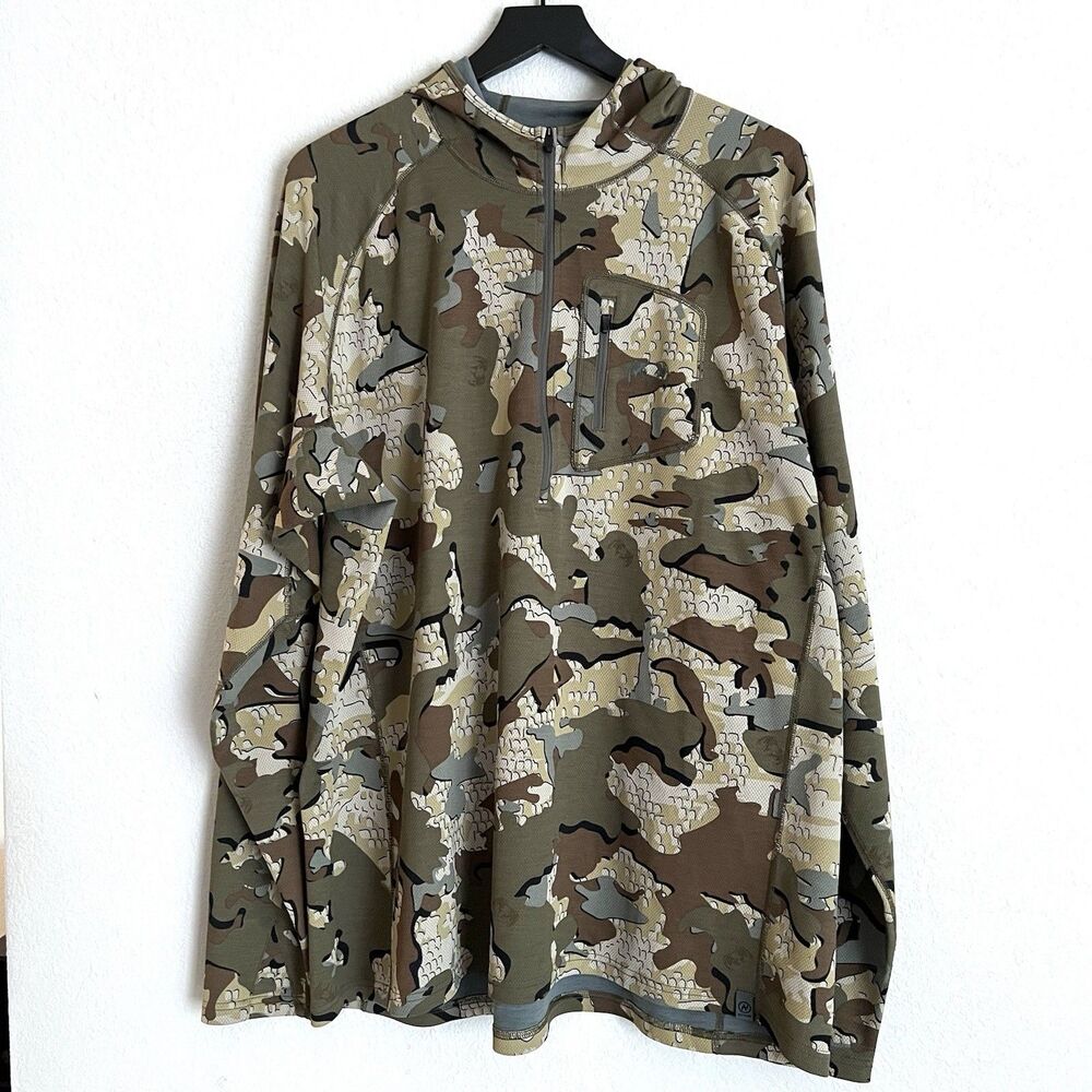 KUIU Tiburon Hybrid Hoodie in Valo camouflage Size 3XL